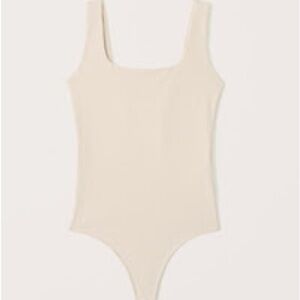 Abercrombie Cotton Seamless Fabric Tank Bodysuit